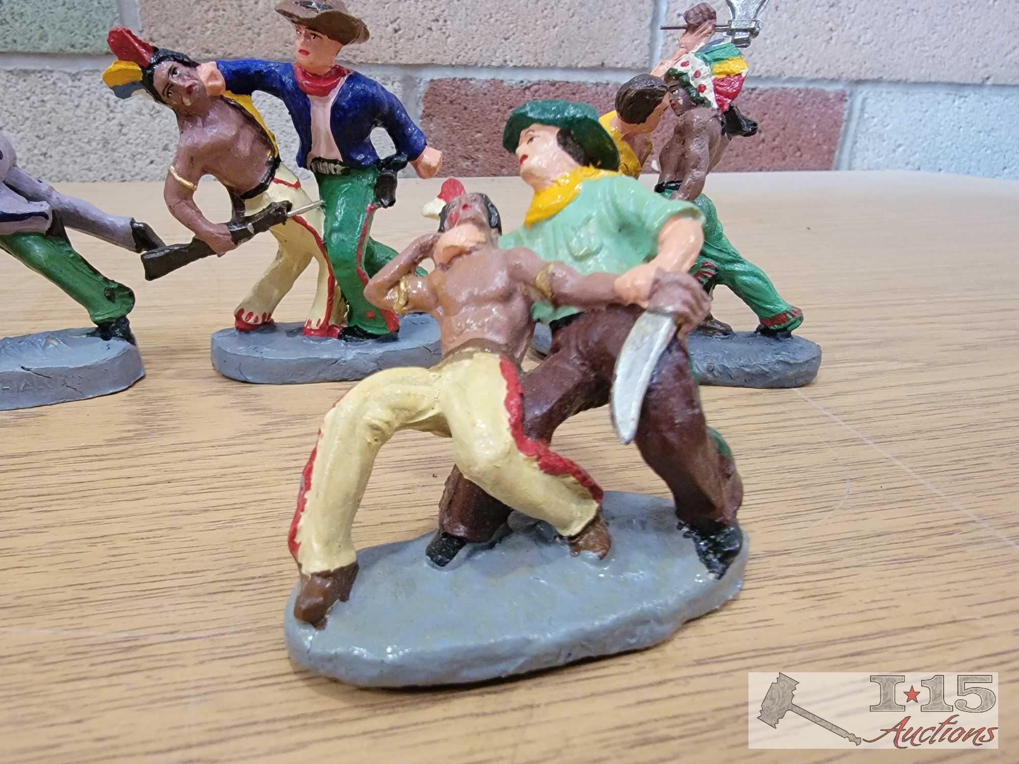 1950s Chialu Cowboys and Indians Figures