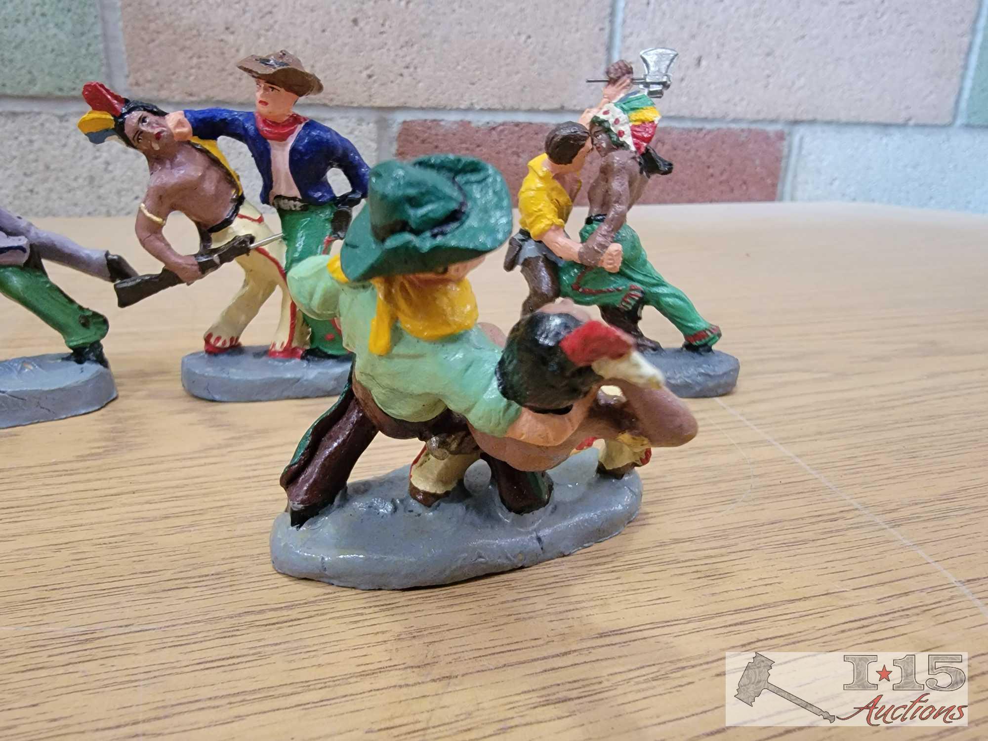 1950s Chialu Cowboys and Indians Figures