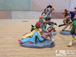 1950s Chialu Cowboys and Indians Figures