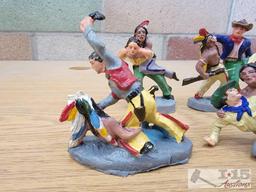 1950s Chialu Cowboys and Indians Figures