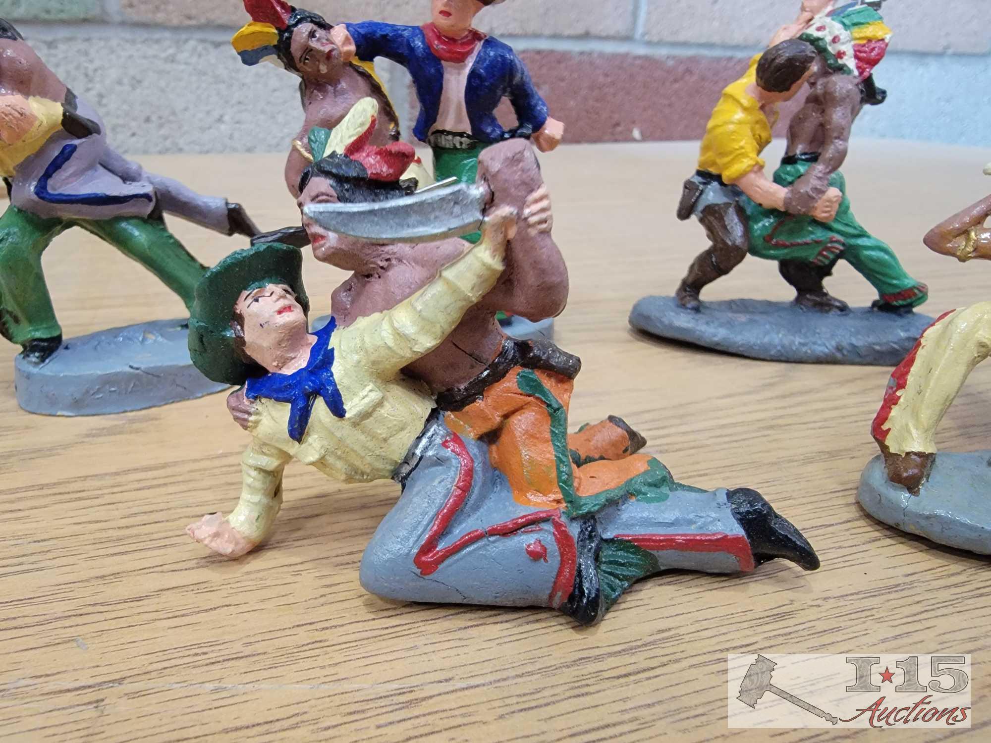 1950s Chialu Cowboys and Indians Figures