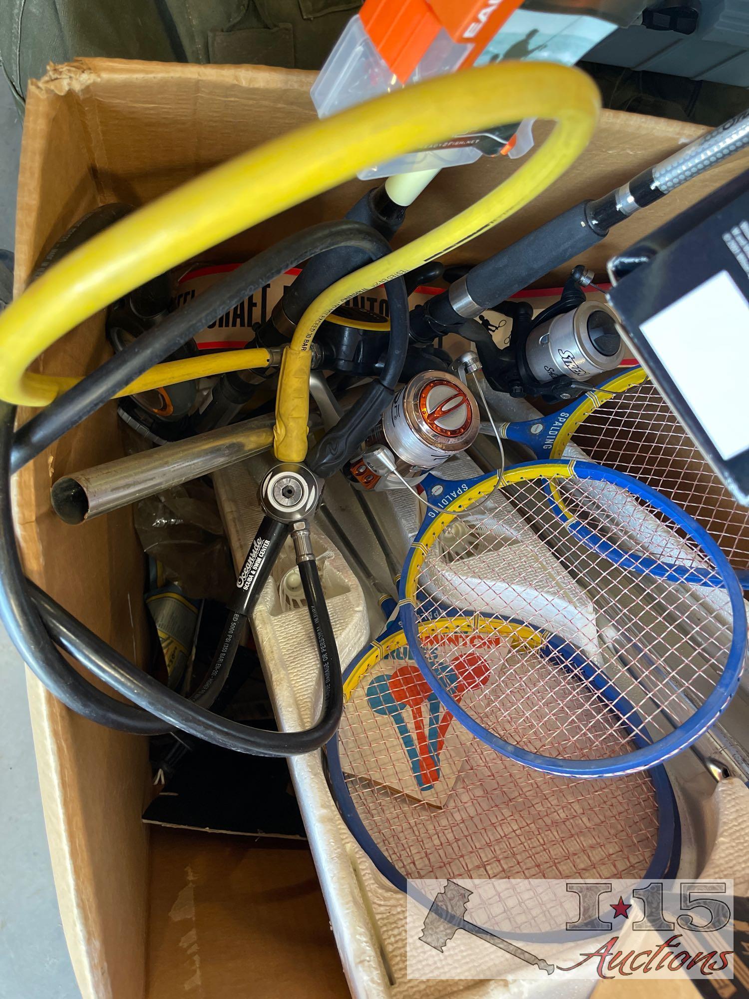 Motorcycle Helmets , Motorcycle Gloves , Fishing Net and other Out Door Items