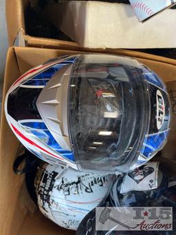 Motorcycle Helmets , Motorcycle Gloves , Fishing Net and other Out Door Items