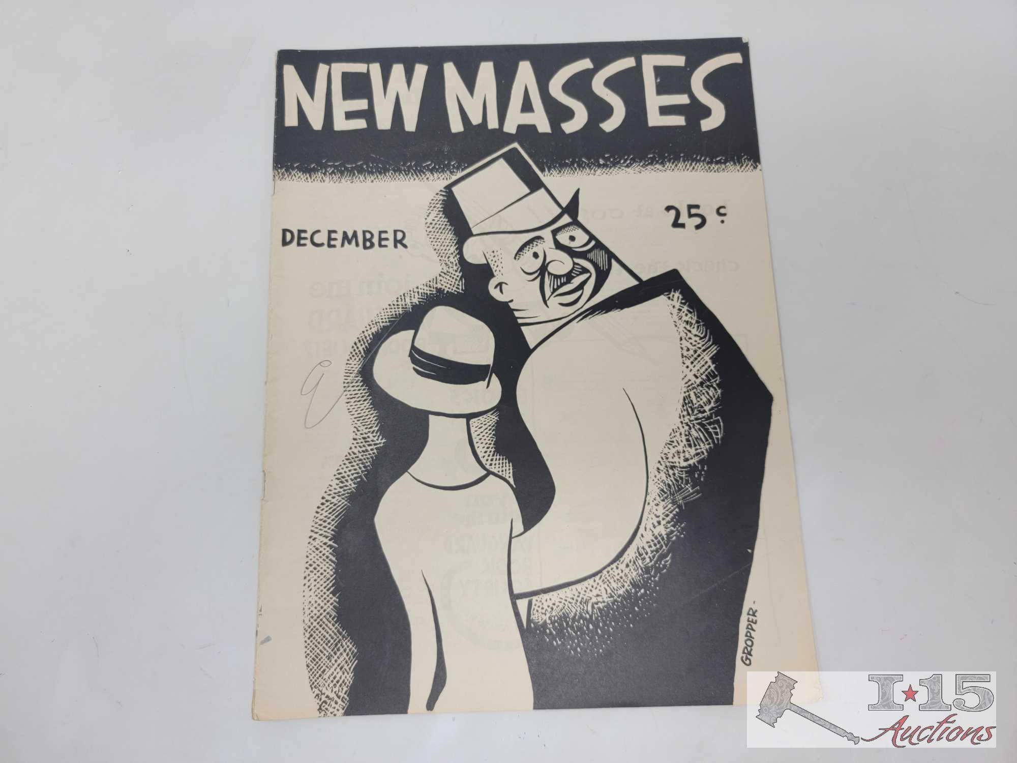 (5) Vintage The Masses Magazine Issues from June 1916 - December 1926 and (1) The New Masses