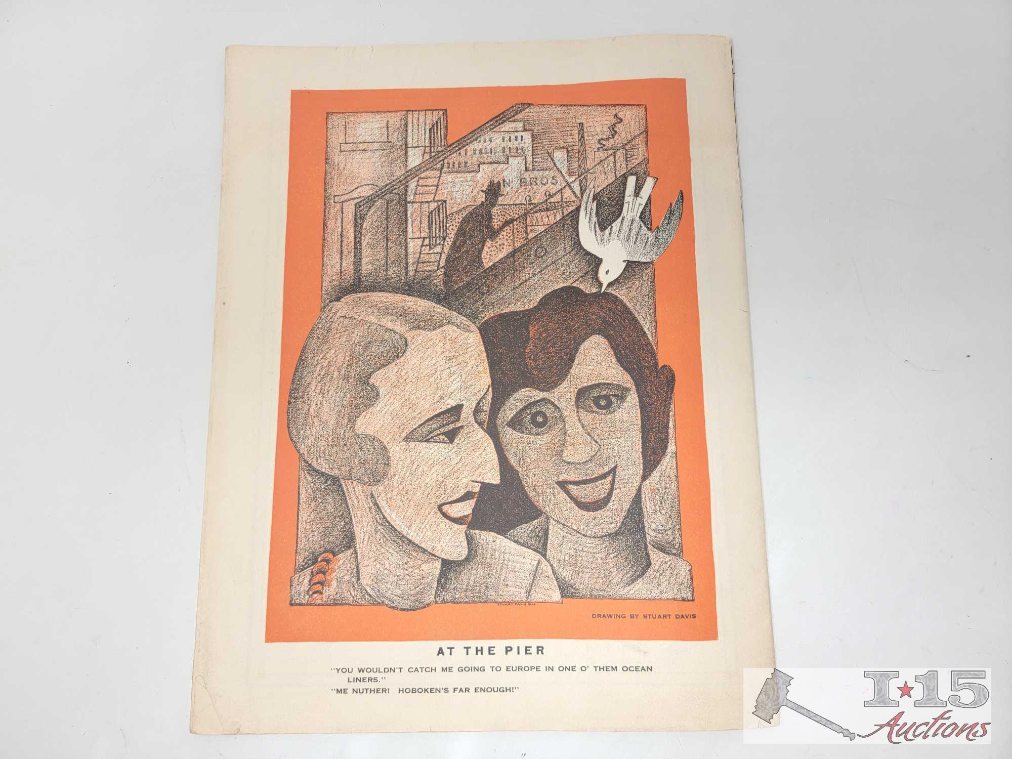 (5) Vintage The Masses Magazine Issues from June 1916 - December 1926 and (1) The New Masses