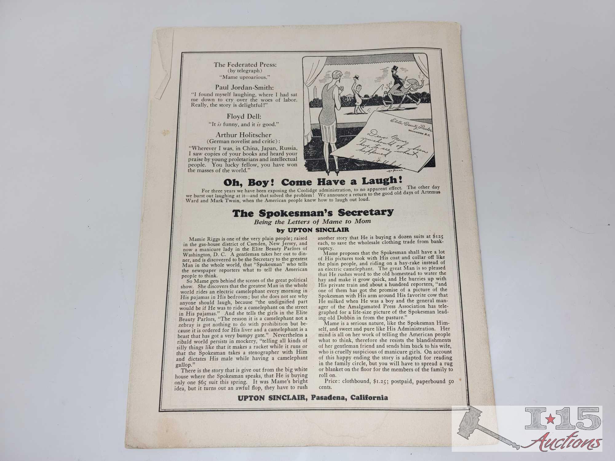 (5) Vintage The Masses Magazine Issues from June 1916 - December 1926 and (1) The New Masses