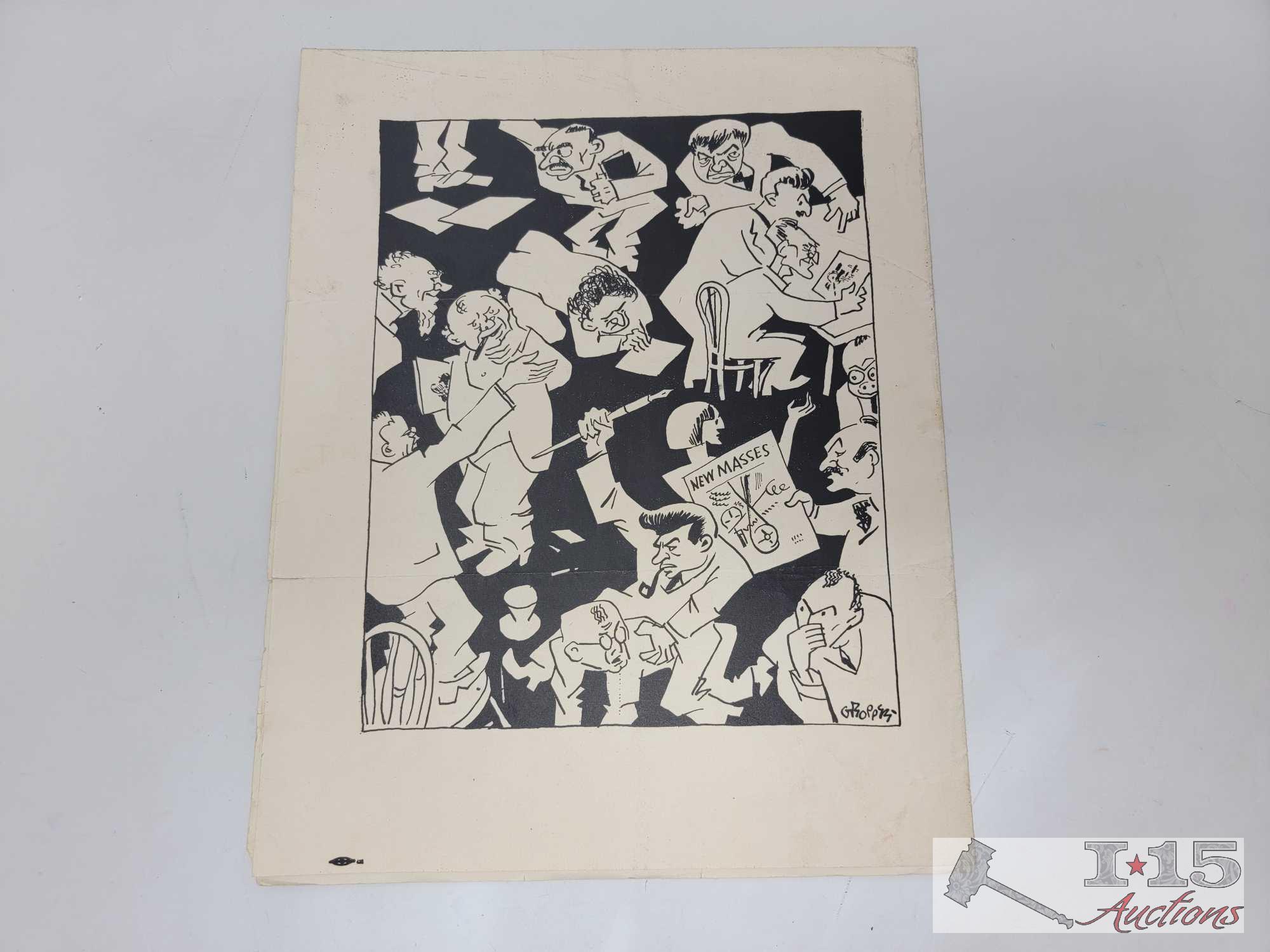 (5) Vintage The Masses Magazine Issues from June 1916 - December 1926 and (1) The New Masses