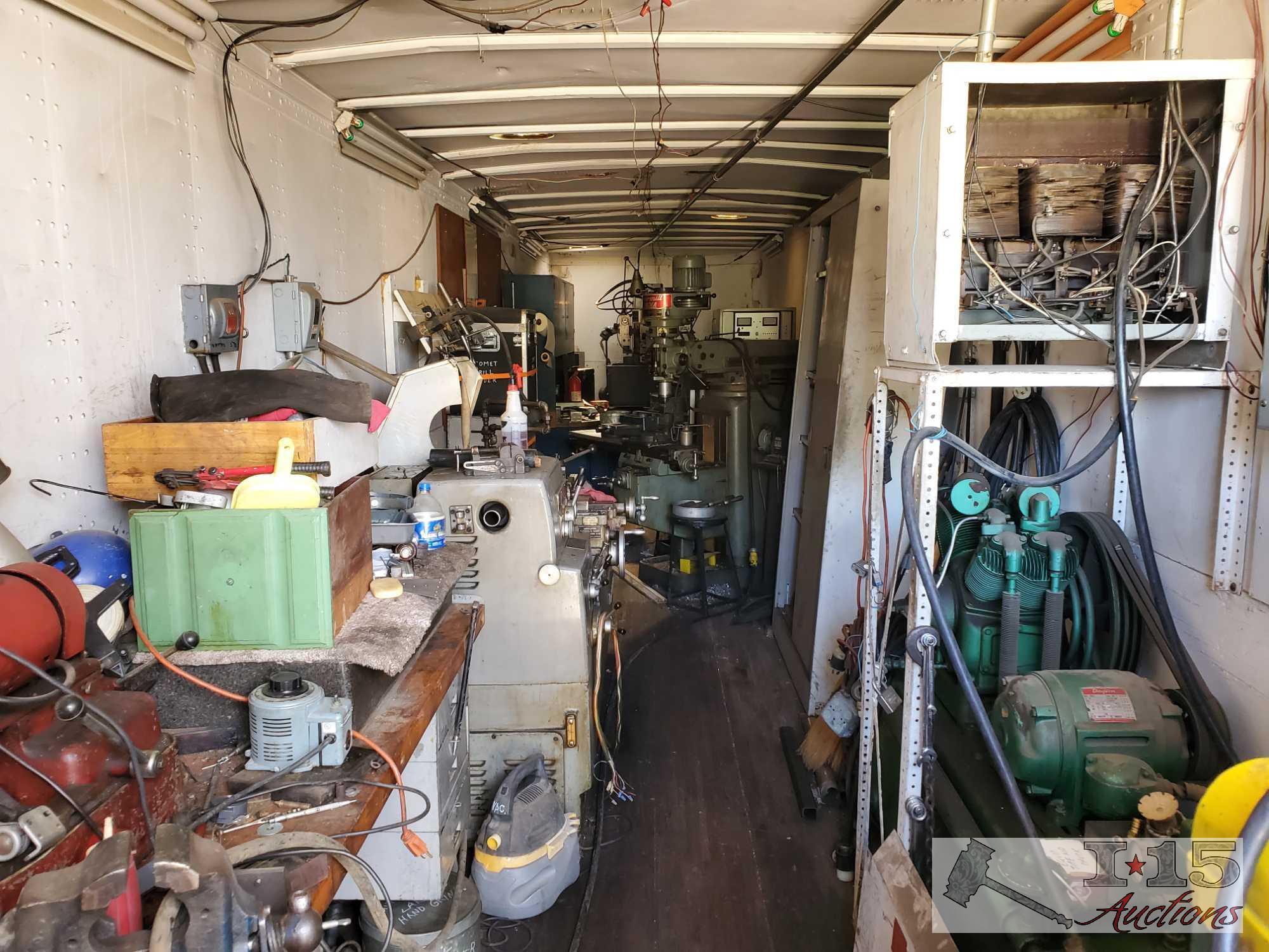 Full Machine Shop with 40? Semi Trailer