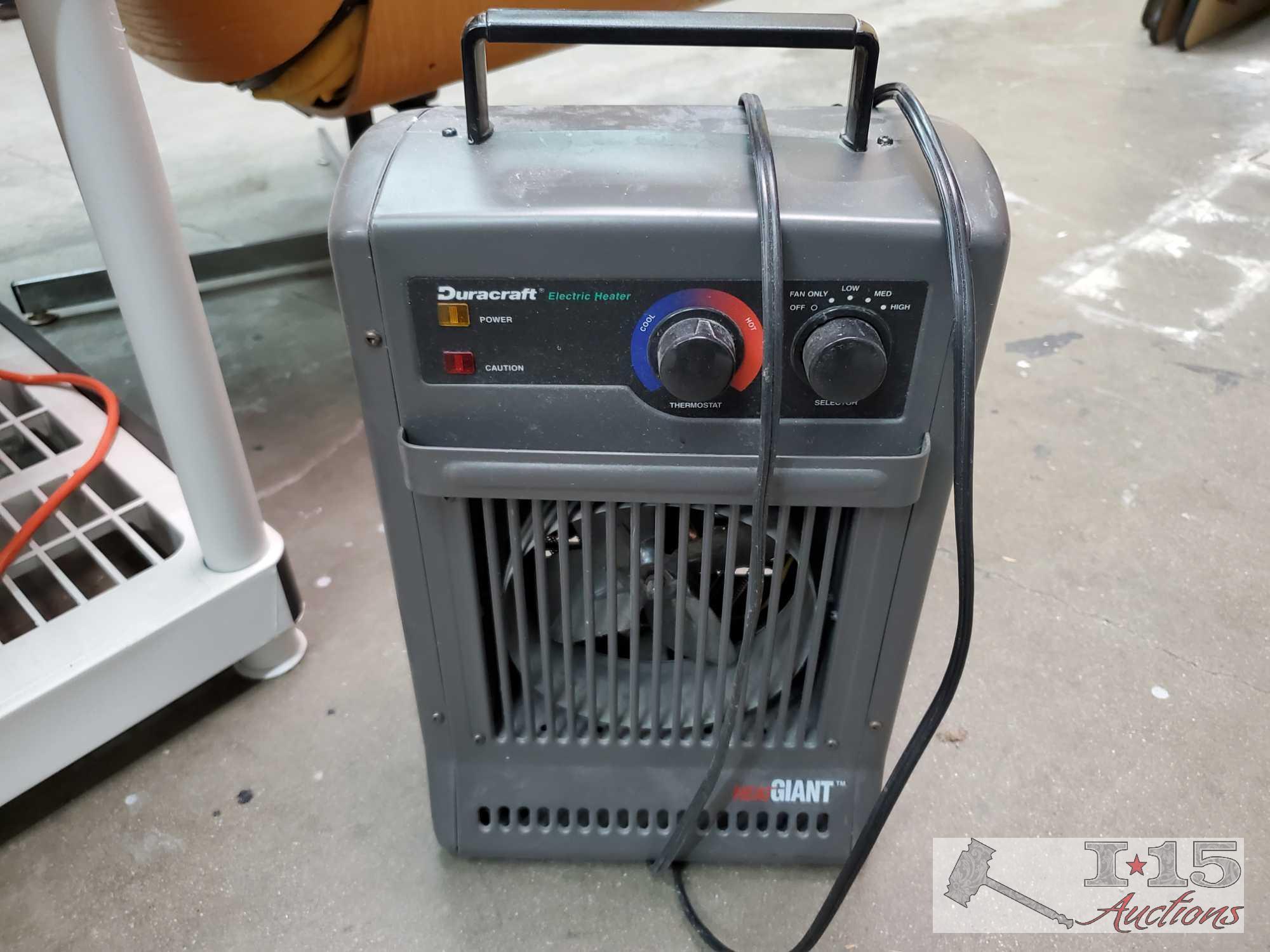 Heater/ Cooler, Power Cord, Rope, Folding Hand Truck