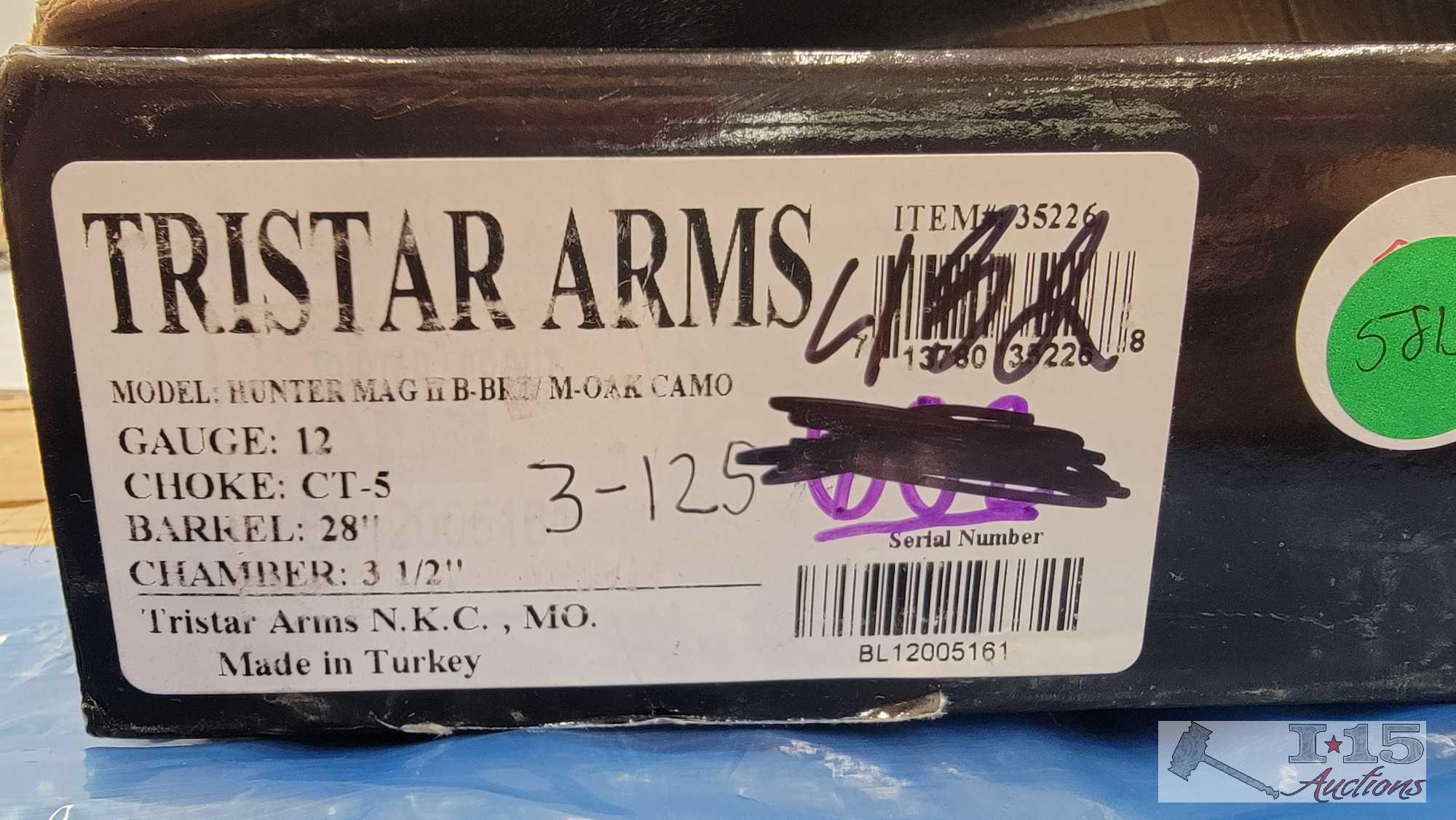NEW! Tri-Star 12 GA. Single Barrel Shotgun