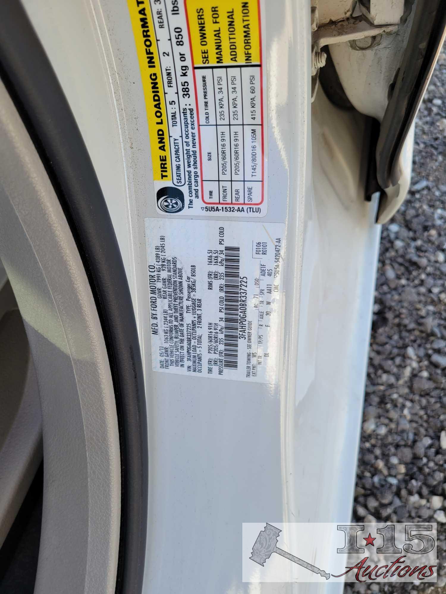 2011 Ford Fusion