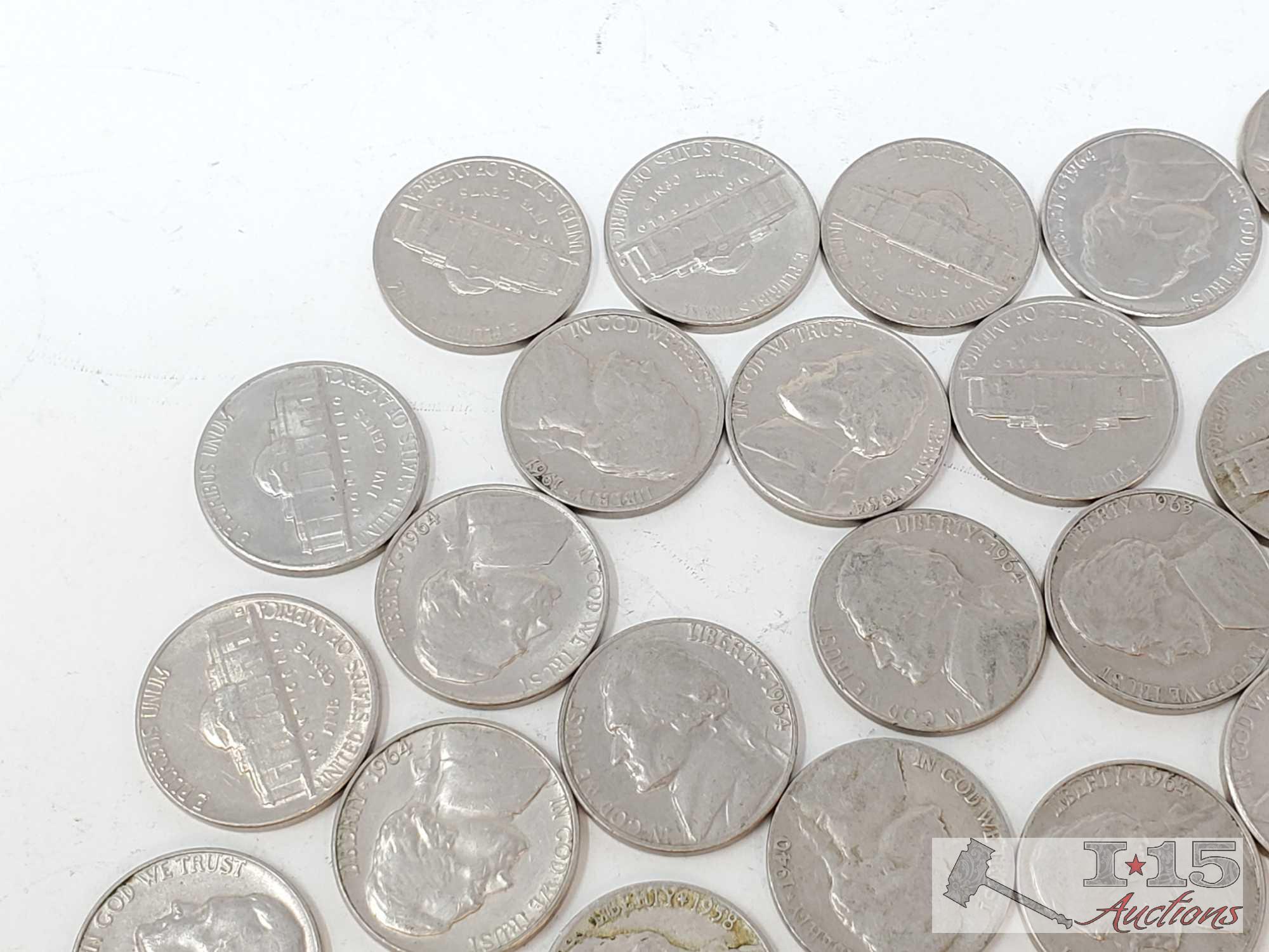 46 Jefferson Nickels