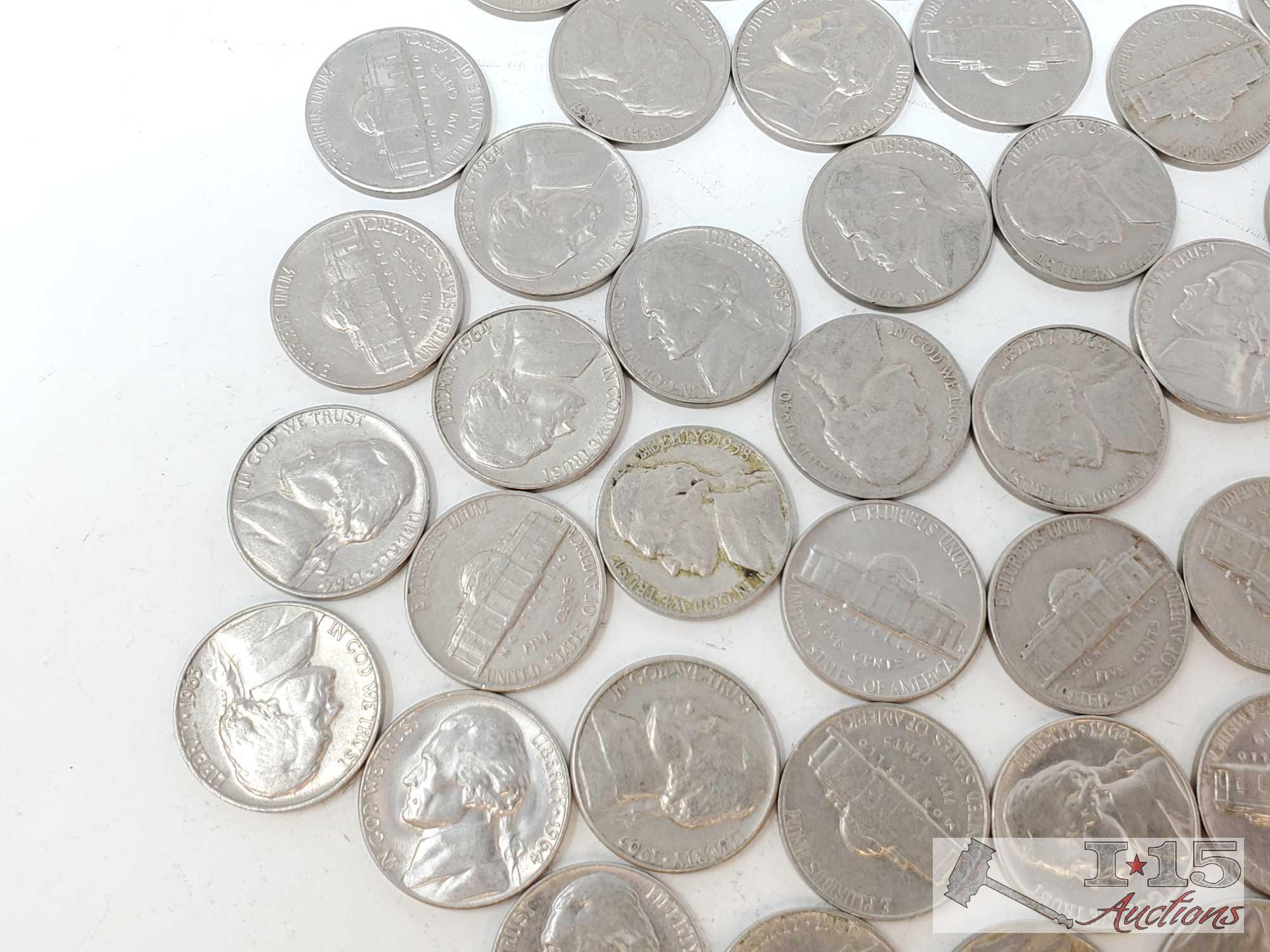46 Jefferson Nickels