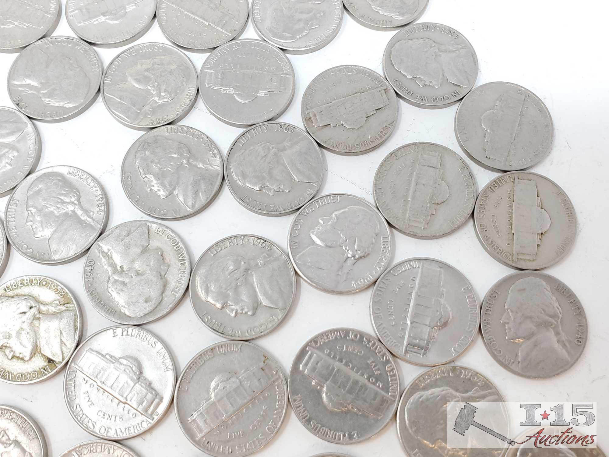 46 Jefferson Nickels
