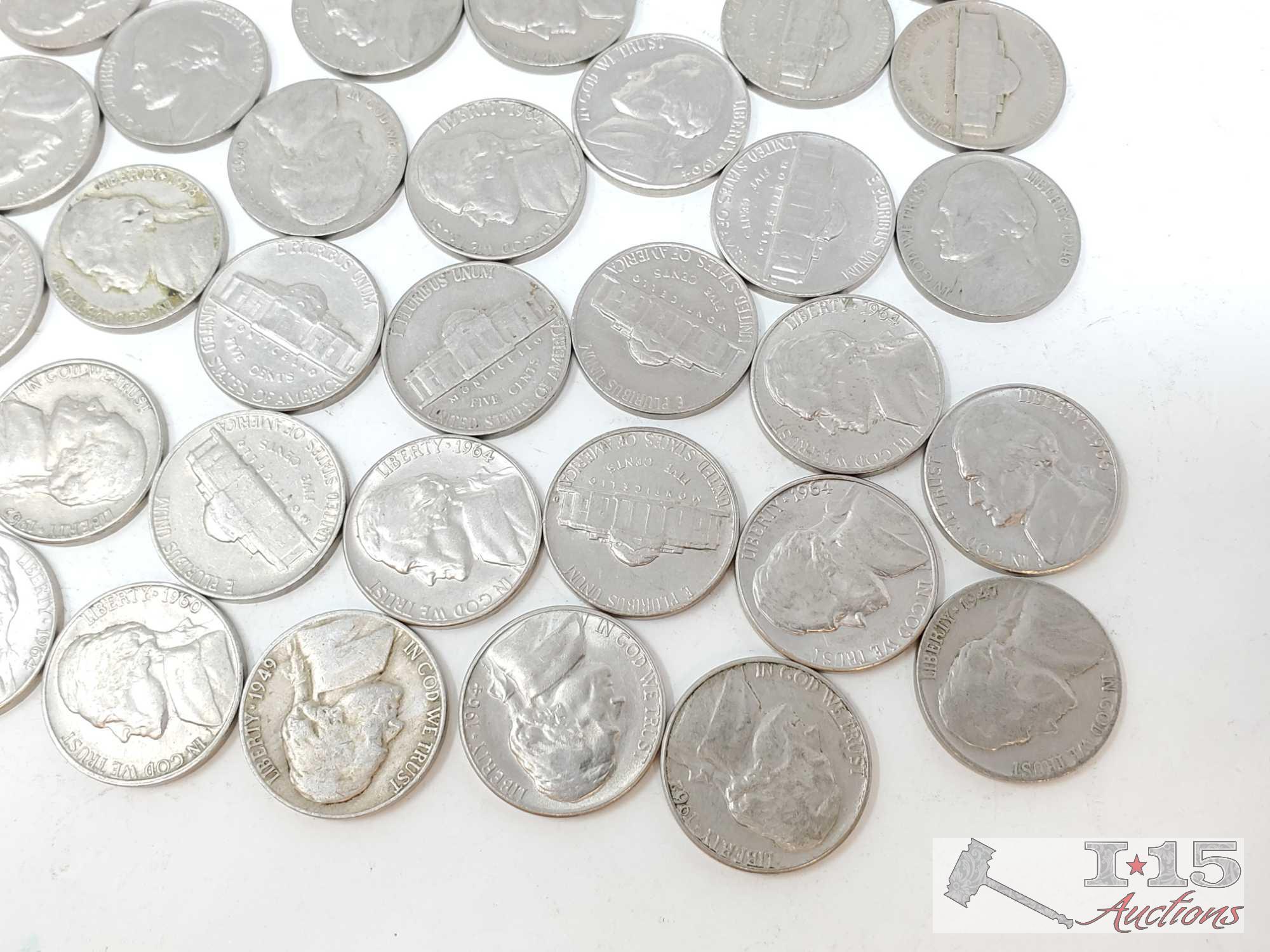 46 Jefferson Nickels
