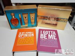Robert Caballi Perfume Set and 2 Journals