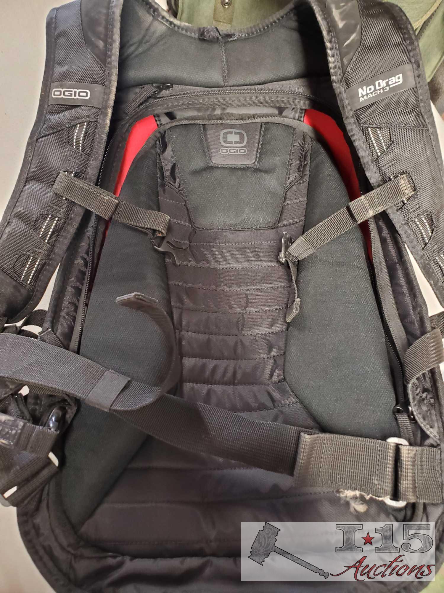 3 Backpacks And Duffle Bag