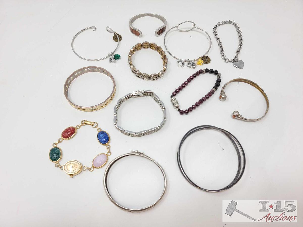Bracelets and a Watch