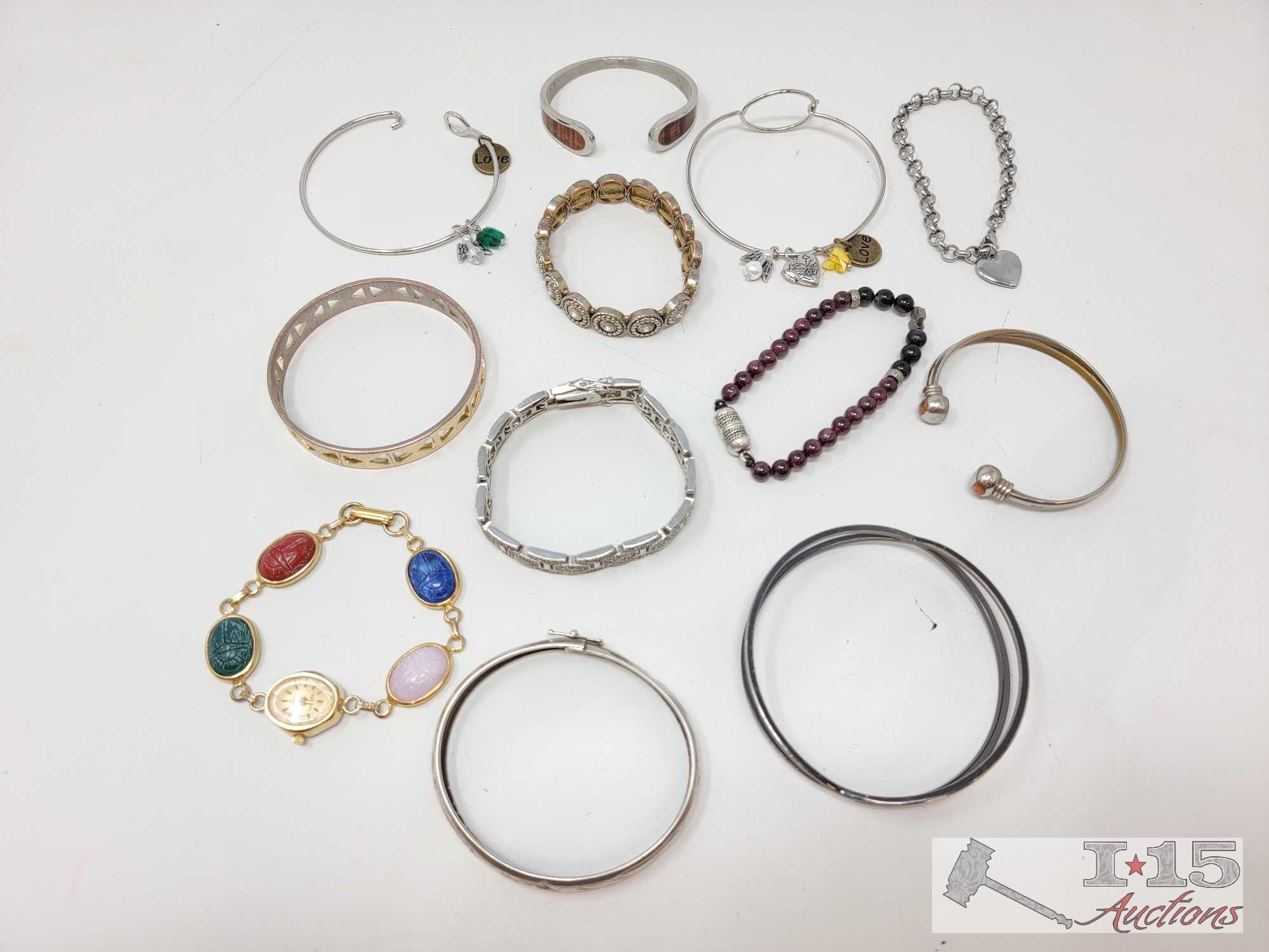 Bracelets and a Watch