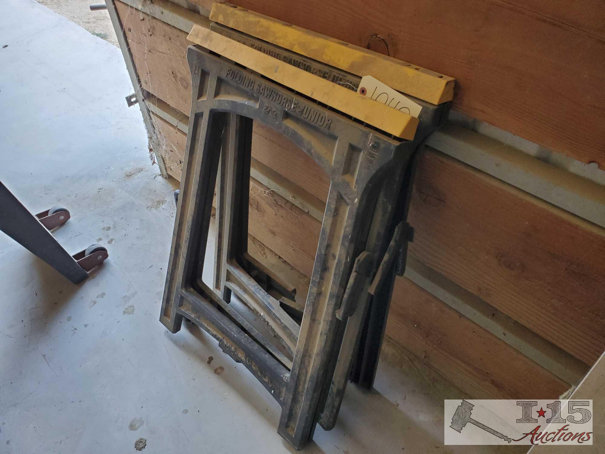 (2) Folding Sawhorse Juniors