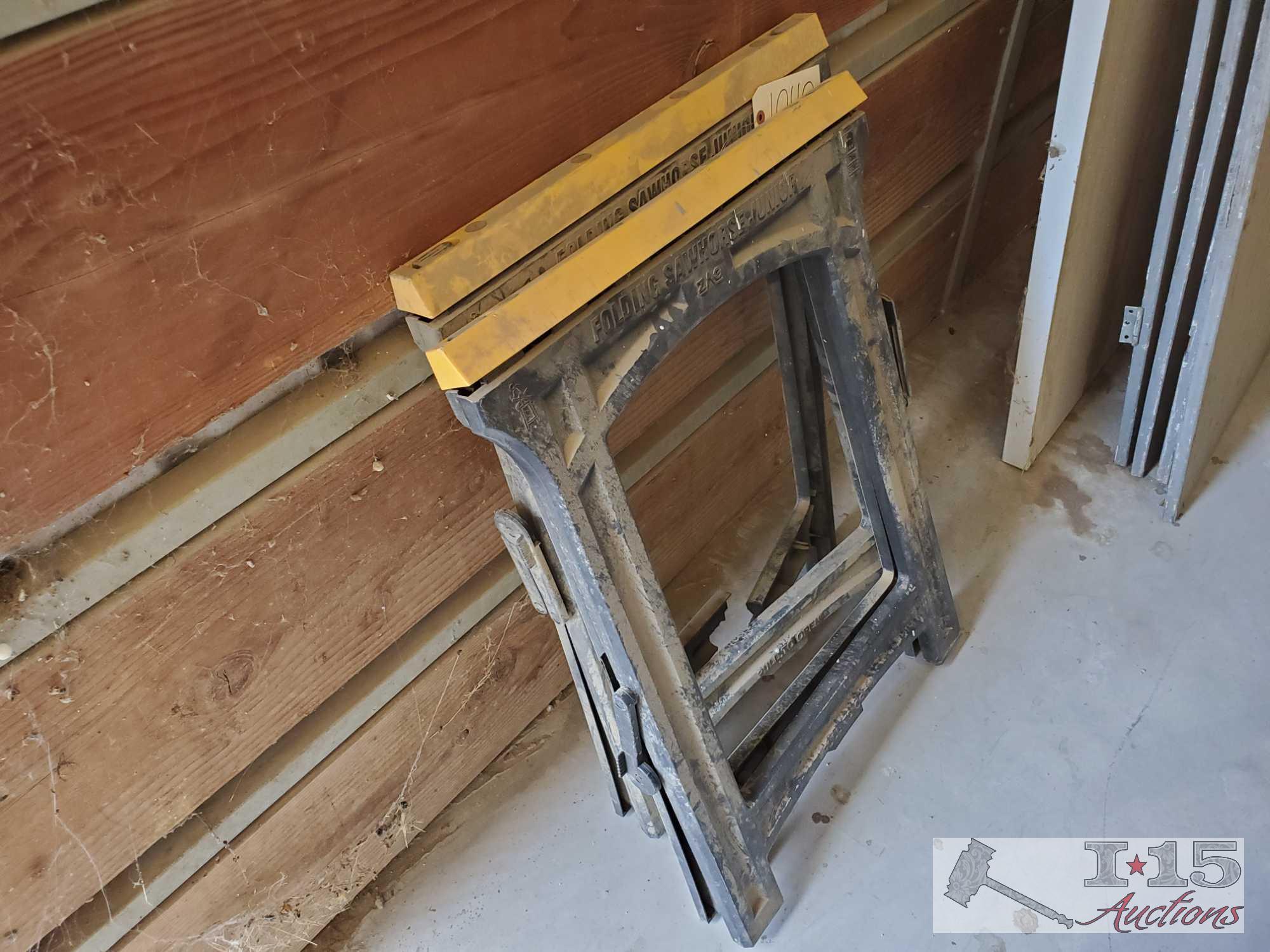 (2) Folding Sawhorse Juniors