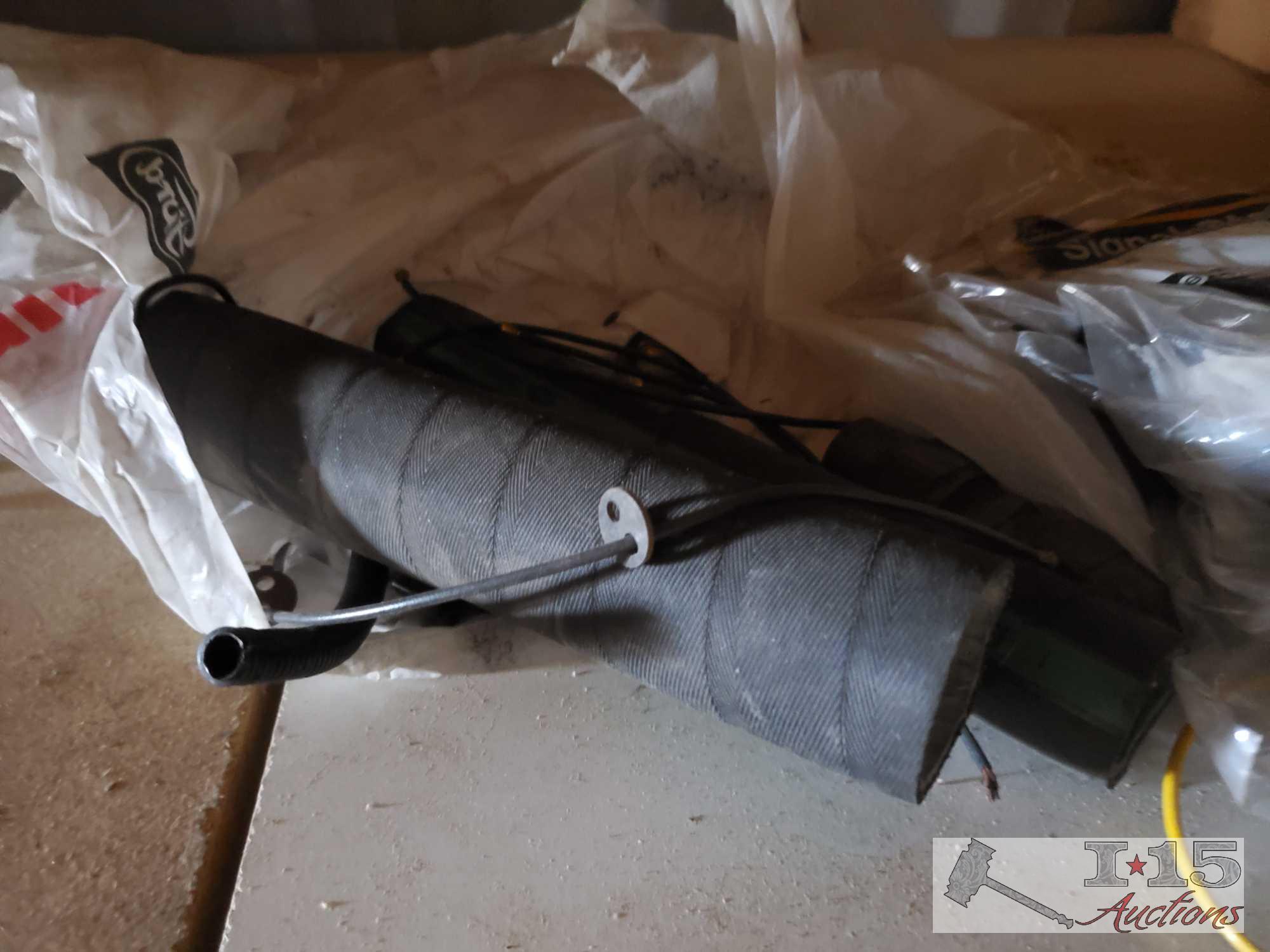 Rags, Bungee Cords, Lantern and More