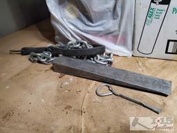 Rags, Bungee Cords, Lantern and More
