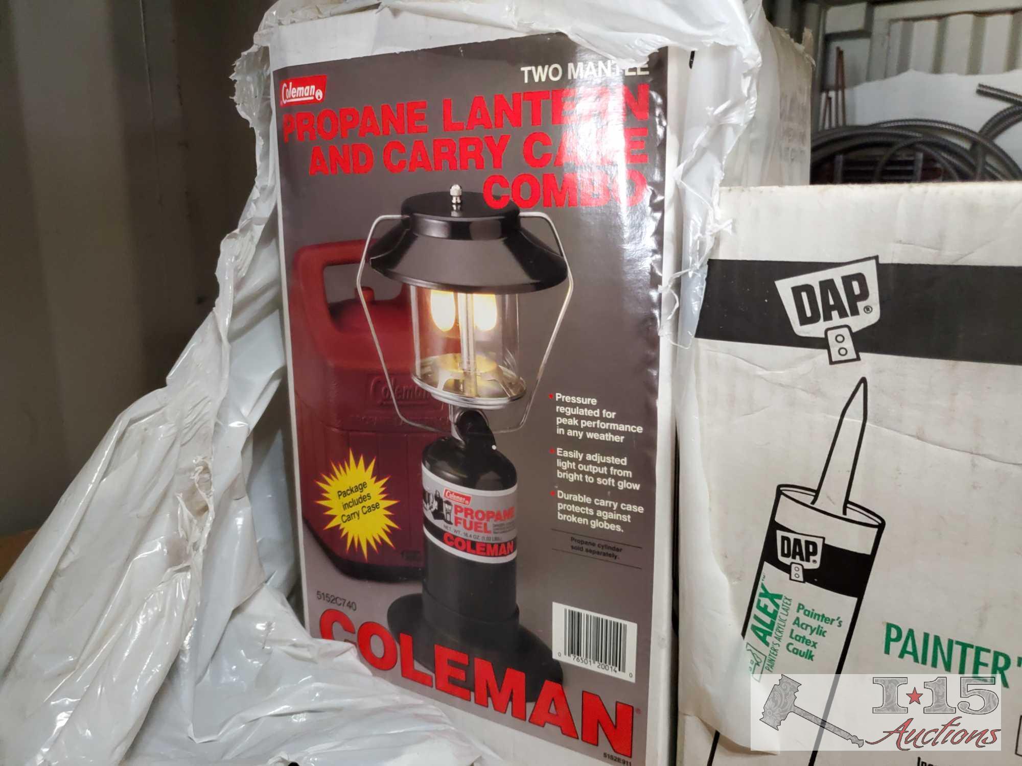Rags, Bungee Cords, Lantern and More