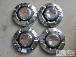 (2) GMC Hub Caps