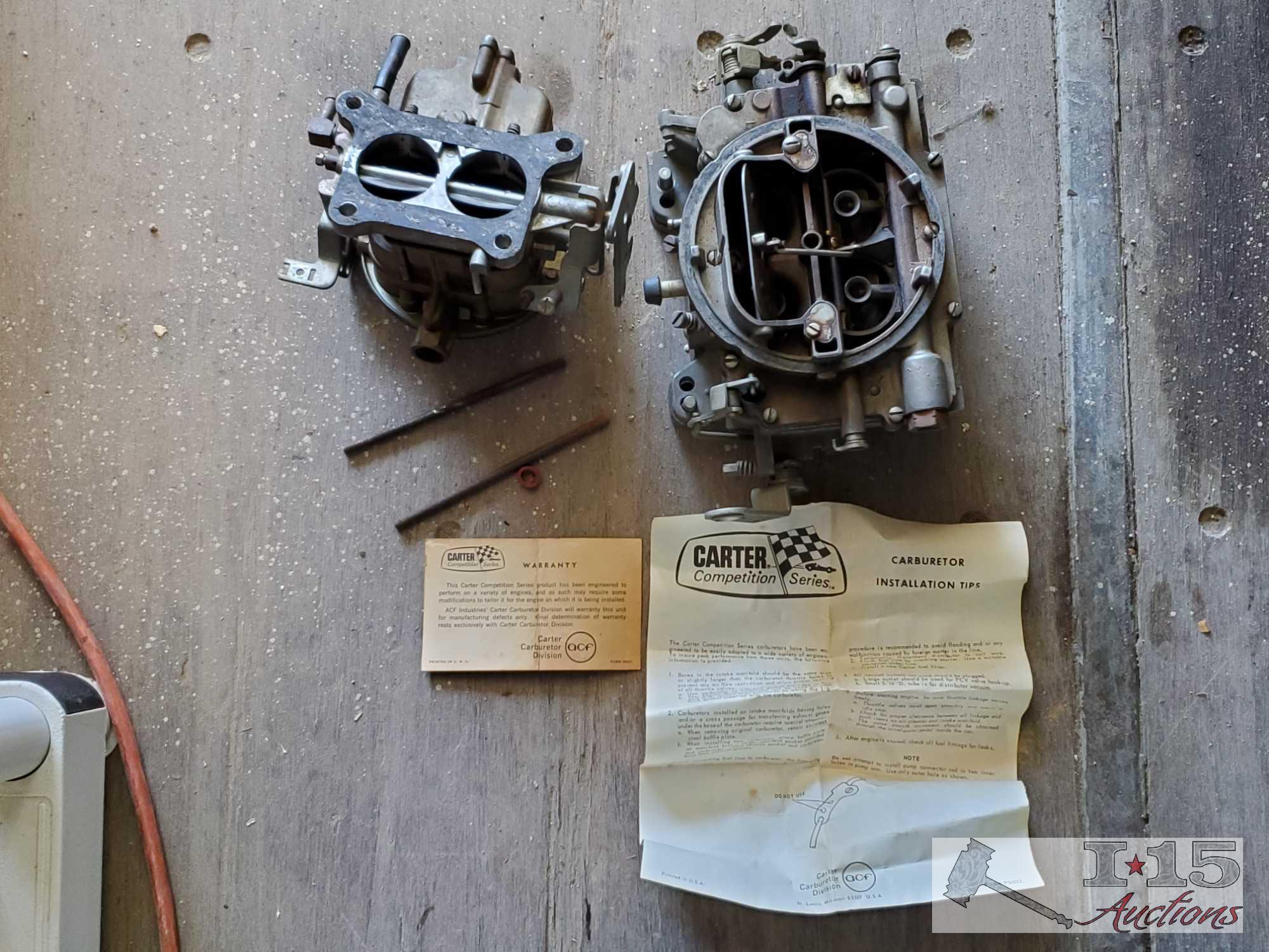Carter Competition Carburetor