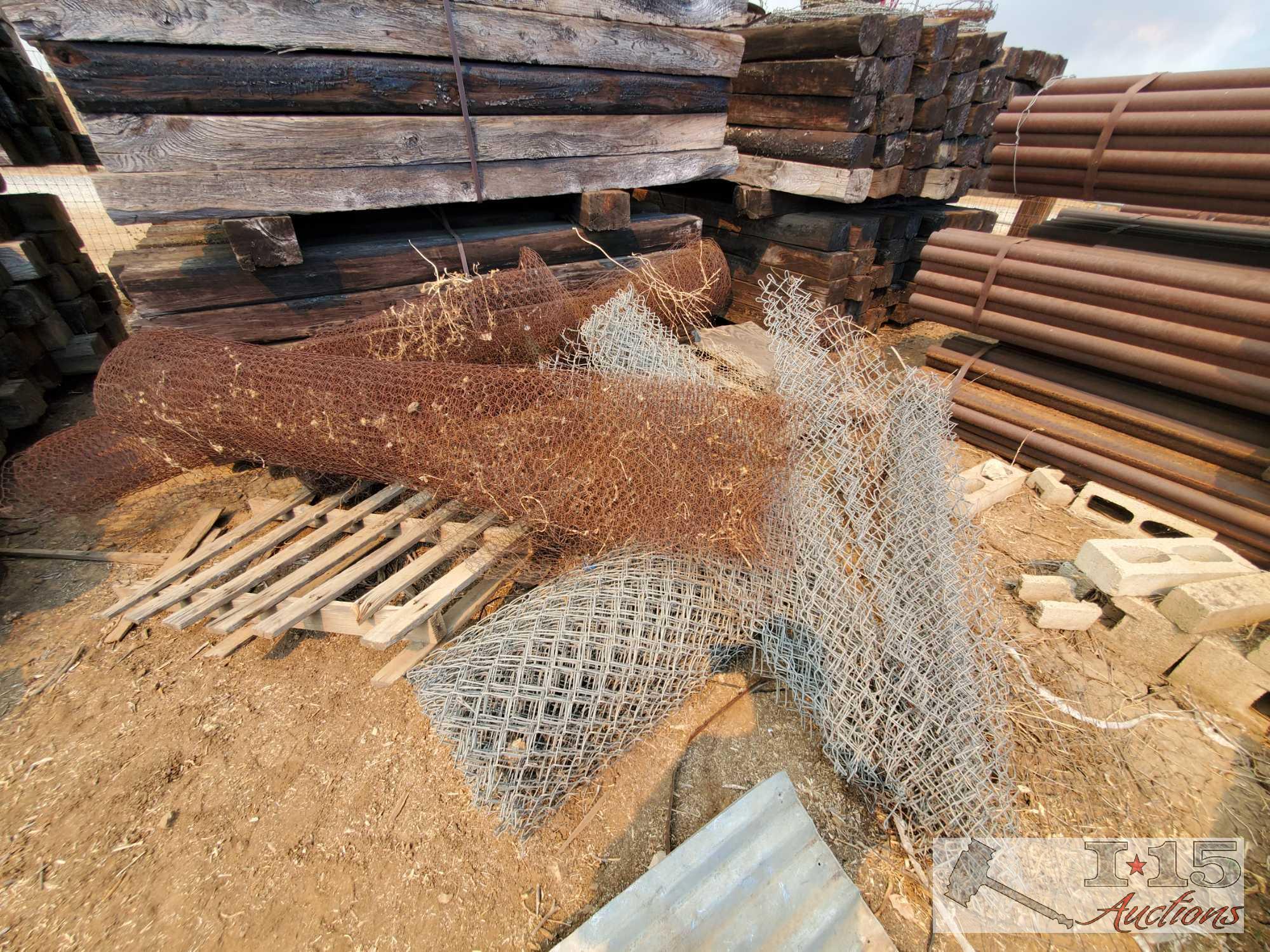 Chain Link And Chicken Wire