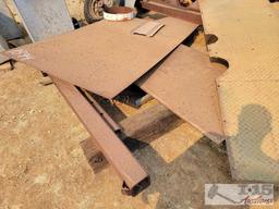Sheets of Steel, I-Beam and Misc Metal