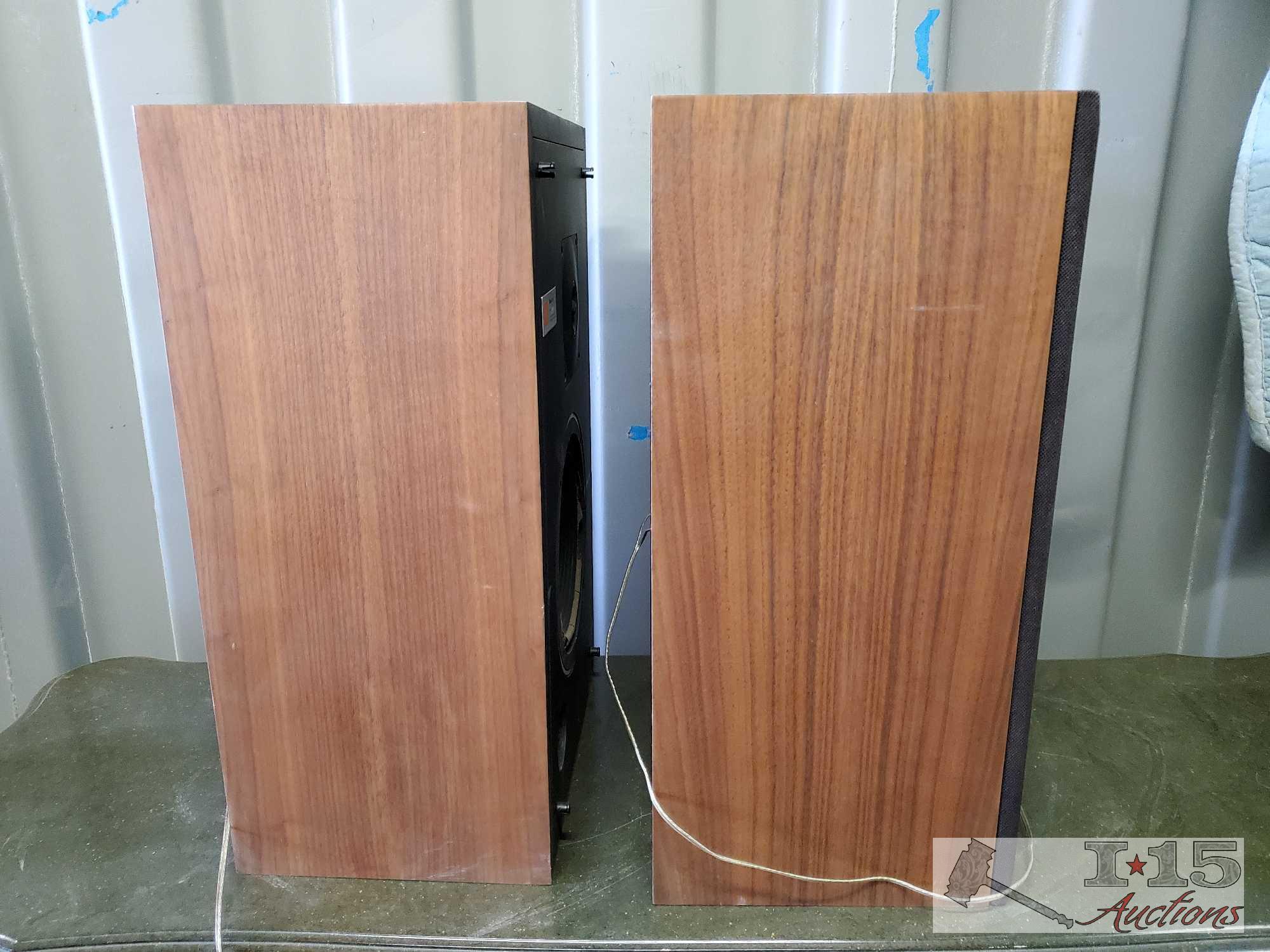 2 JBL L19 System Impedence 8 Ohms Speakers