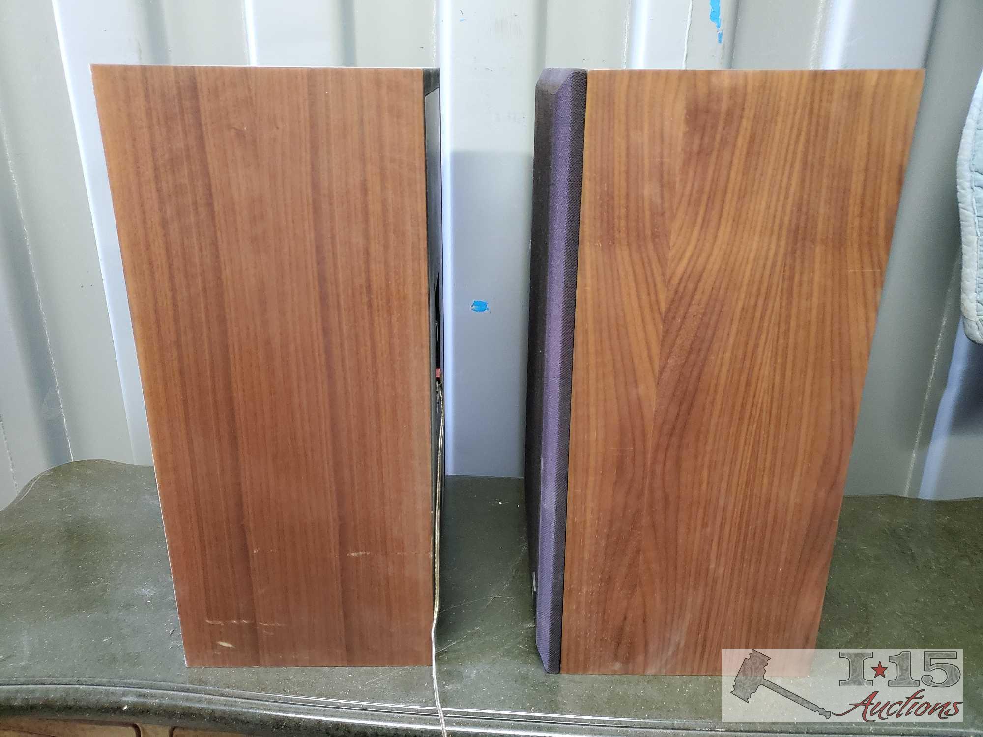 2 JBL L19 System Impedence 8 Ohms Speakers