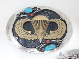 (3) Belt Buckles