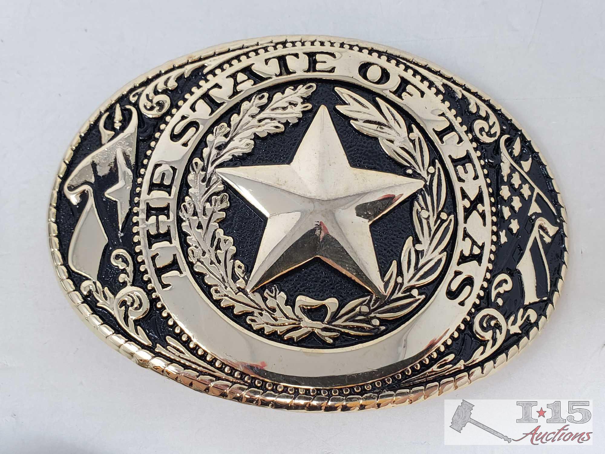 (3) Belt Buckles