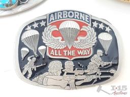 (3) Belt Buckles