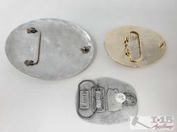 (3) Belt Buckles