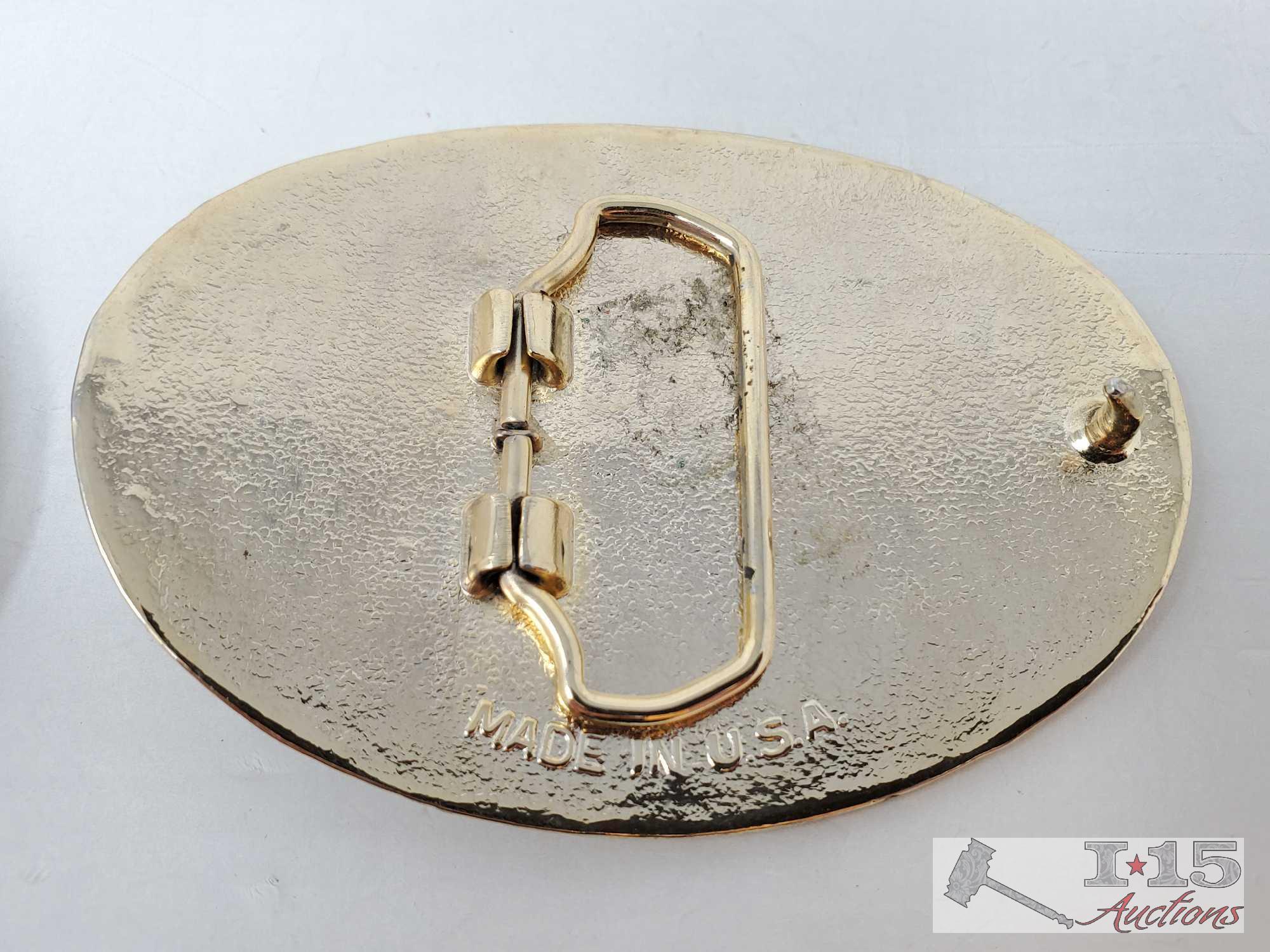 (3) Belt Buckles