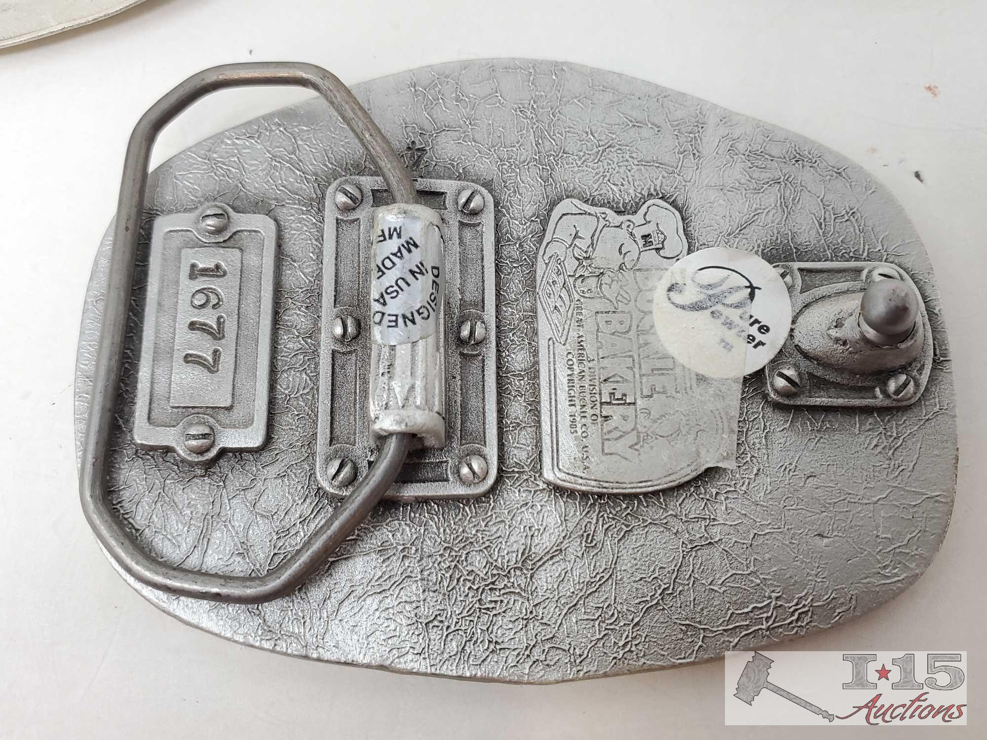 (3) Belt Buckles