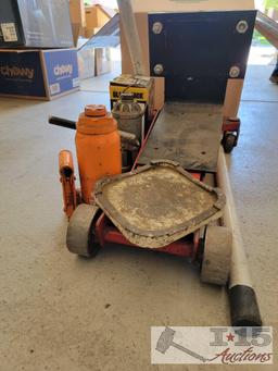 Floor Jack, Three Bottle Jacks