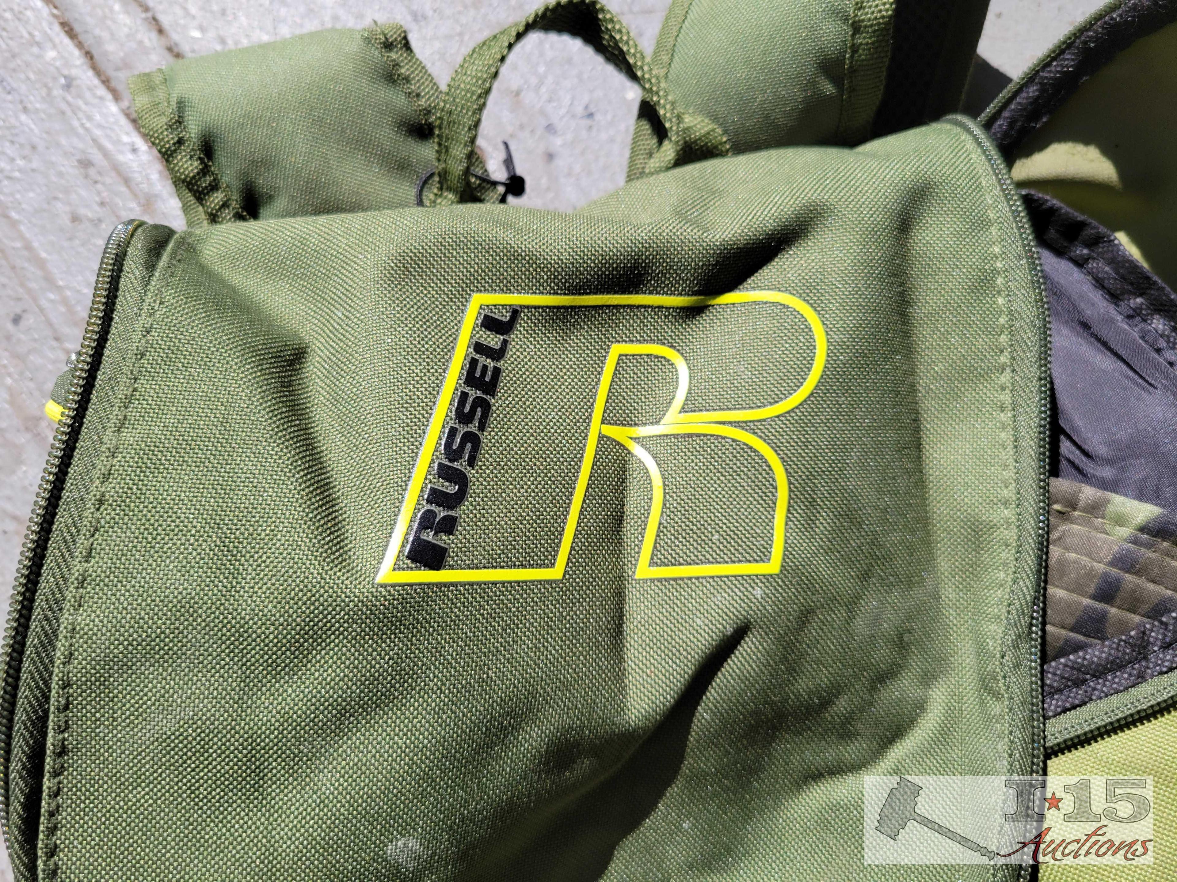 Duffle Bags Backpacks and Camelbacks