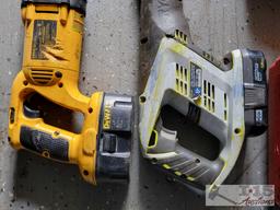 (3) Reciprocating Saws, Fast Charger & Saw Blades