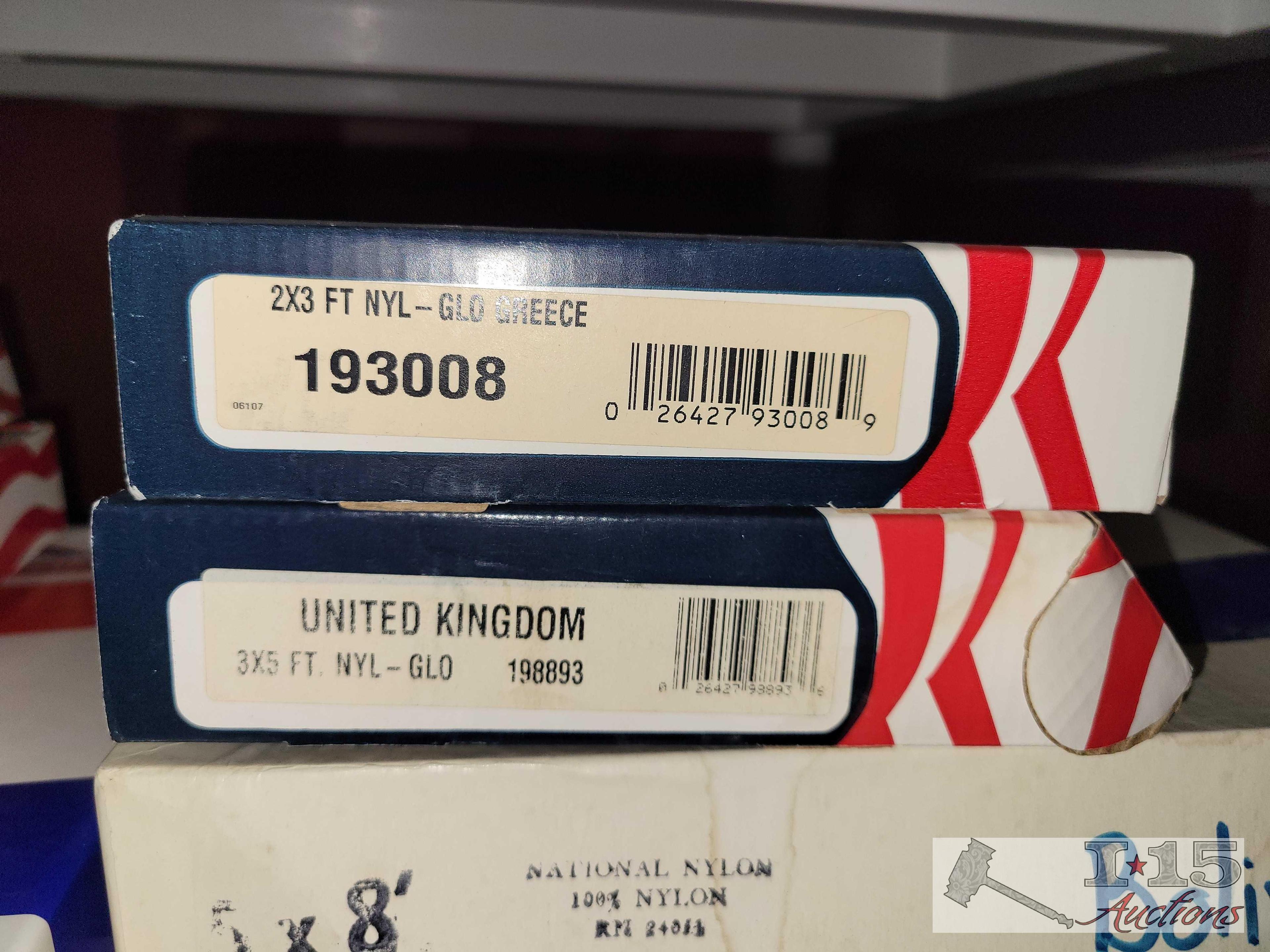 (21) Nylon Flags