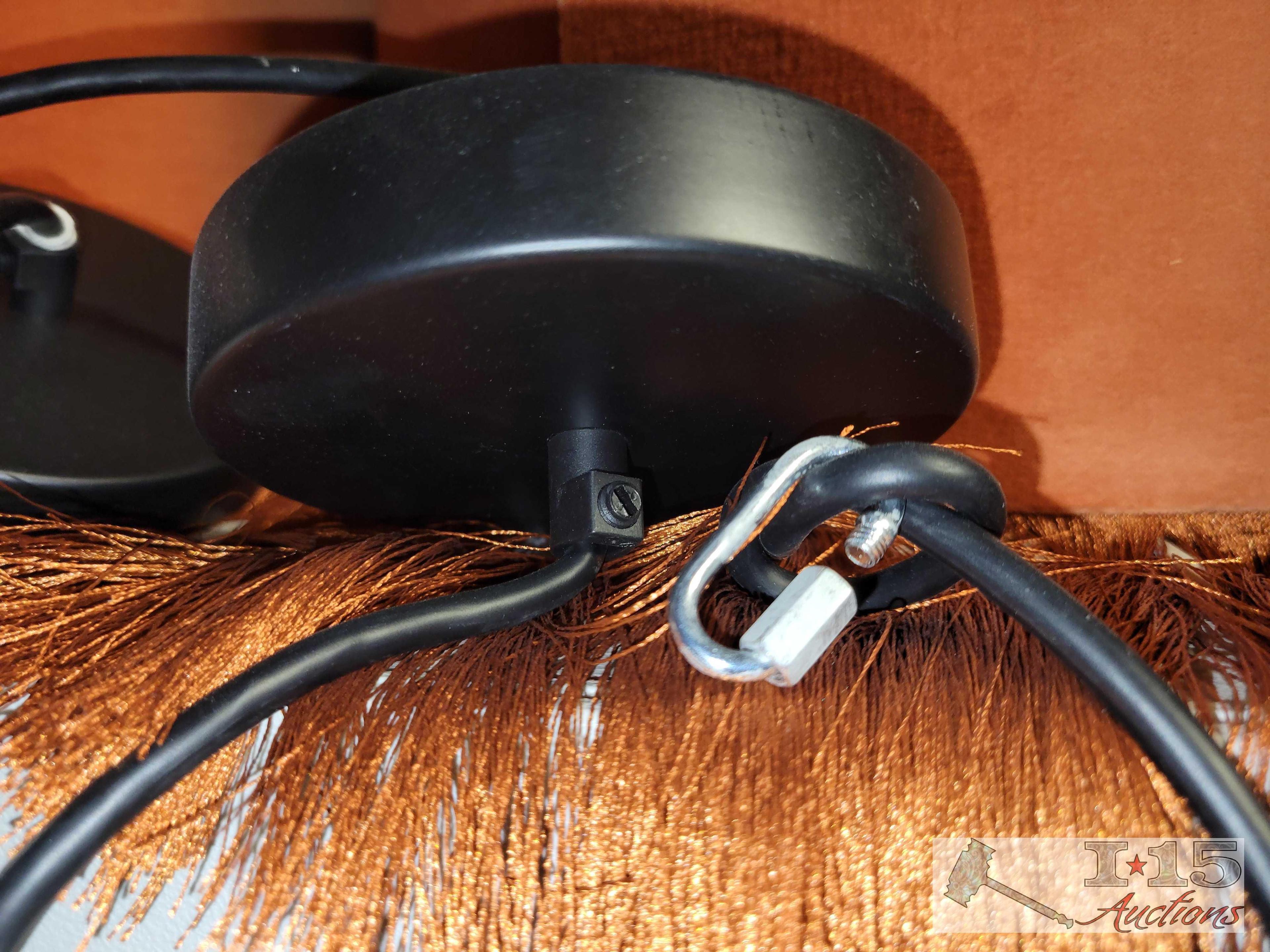 (2) TOV Atolla Brick Tassel Pendant