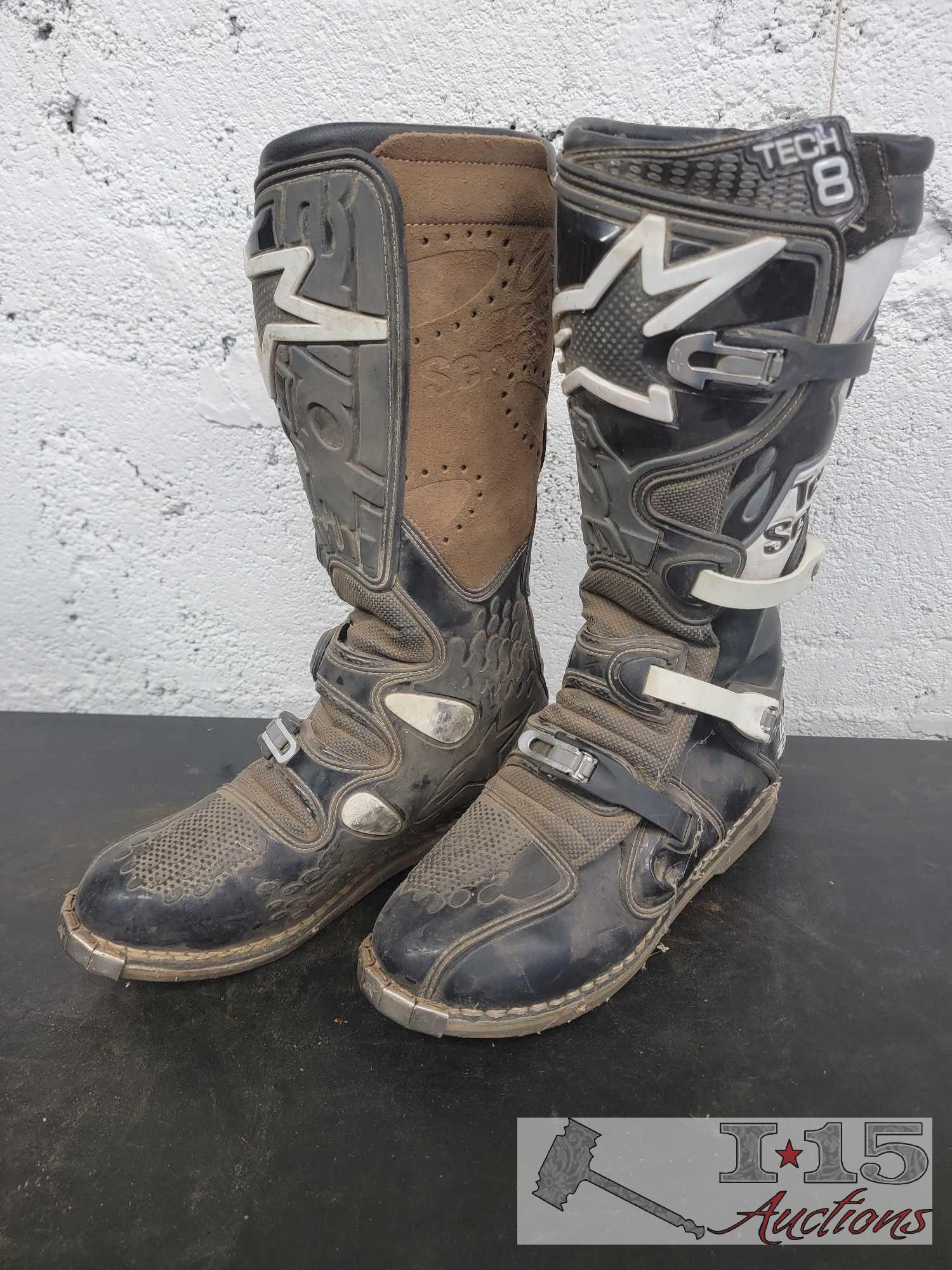 Alpine Star Tech 8 and Vintage Gaerne Riding Boots
