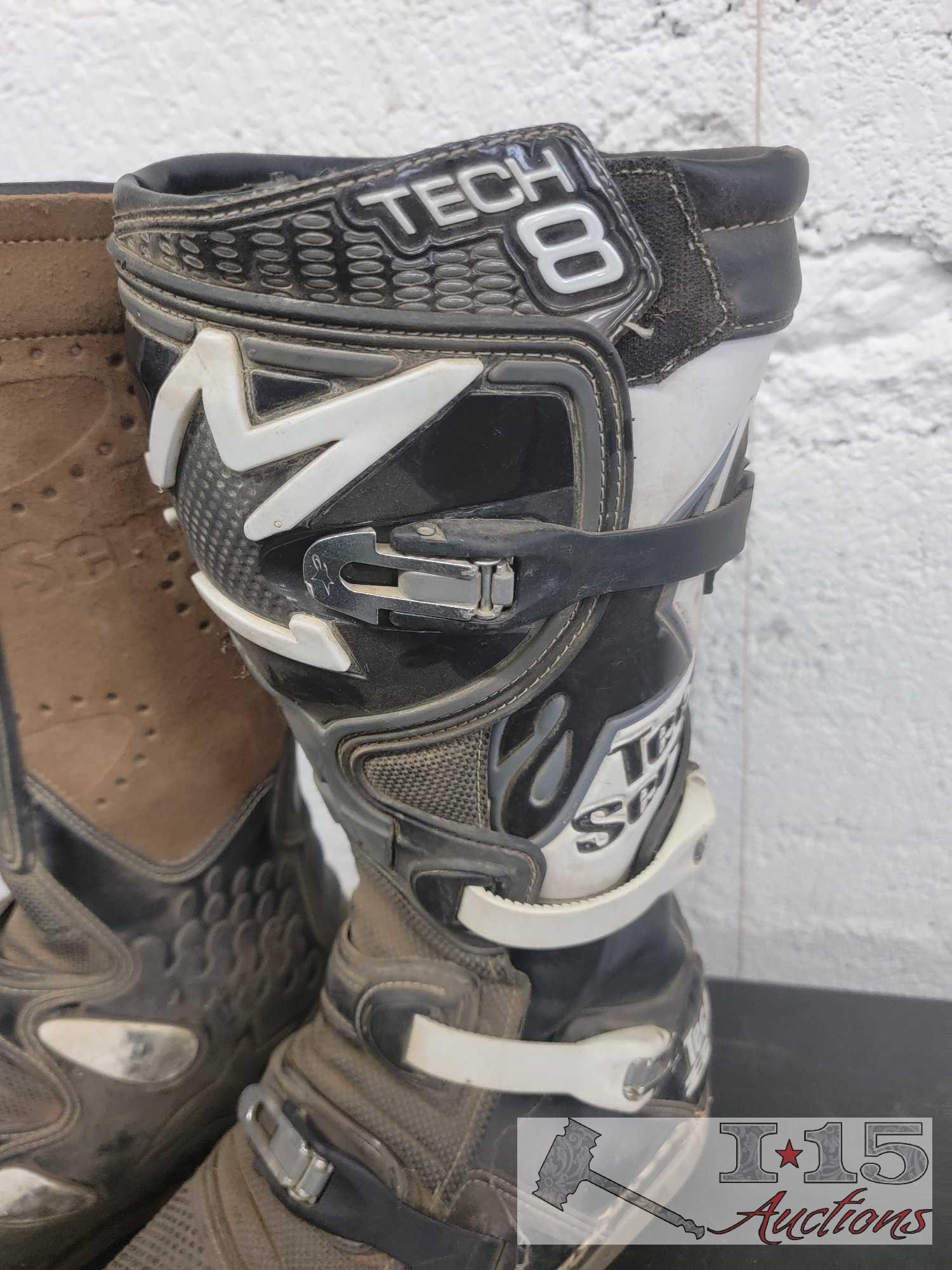 Alpine Star Tech 8 and Vintage Gaerne Riding Boots