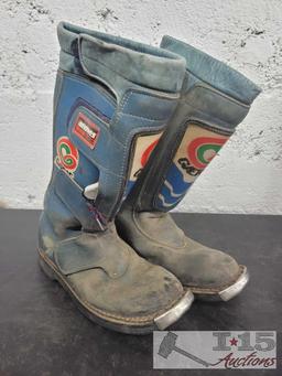 Alpine Star Tech 8 and Vintage Gaerne Riding Boots