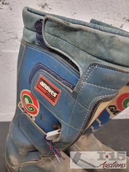 Alpine Star Tech 8 and Vintage Gaerne Riding Boots
