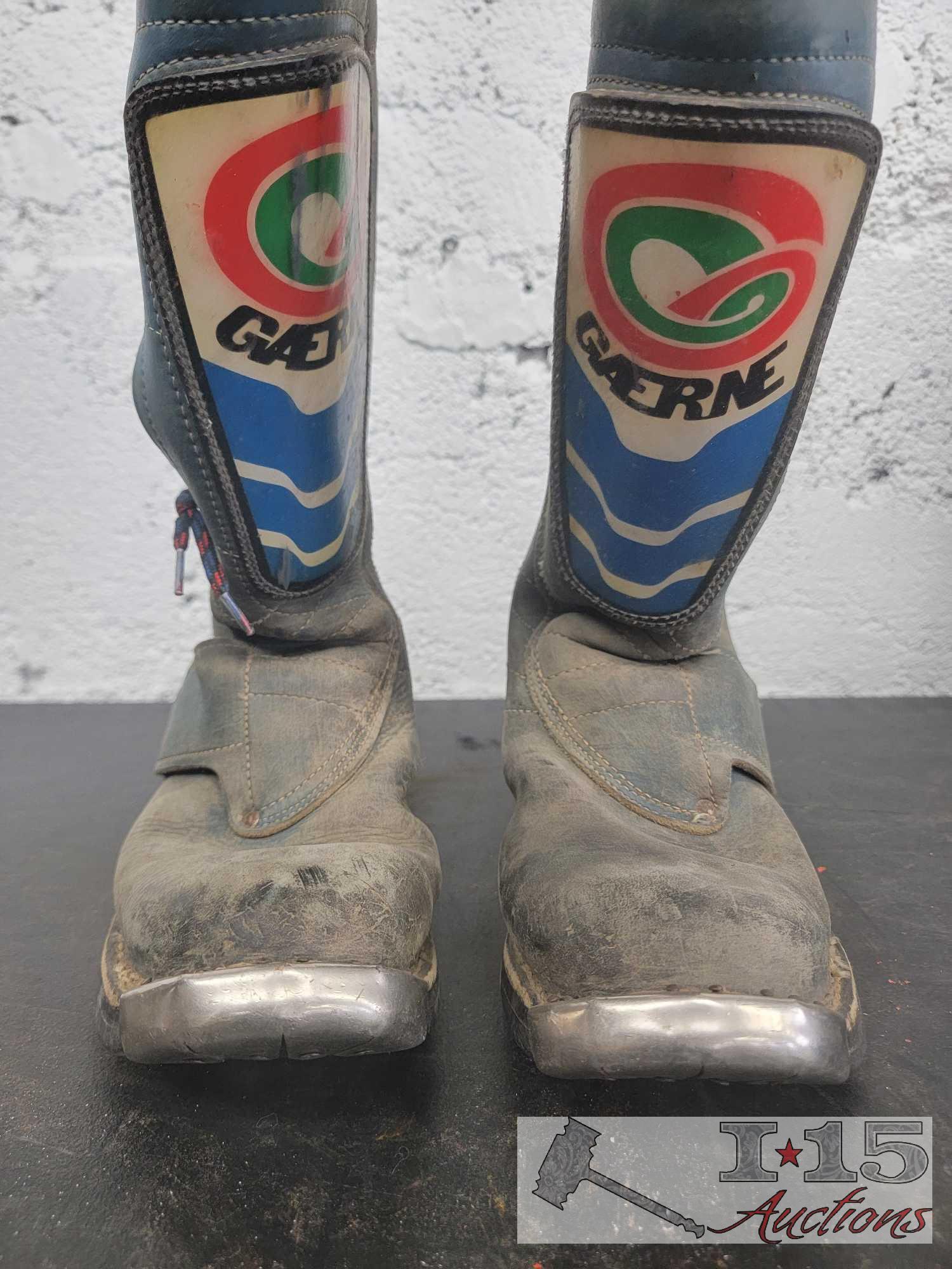 Alpine Star Tech 8 and Vintage Gaerne Riding Boots